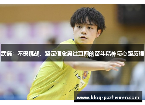 武磊:不畏挑战,坚定信念勇往直前的奋斗精神与心路历程 武磊:不畏挑战,坚定信念勇往直前的奋斗精神与心路历程