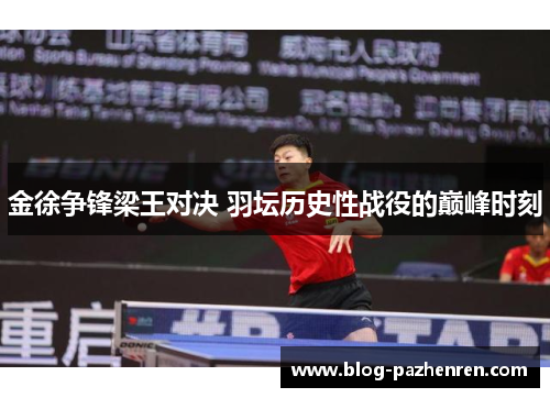 金徐争锋梁王对决 羽坛历史性战役的巅峰时刻